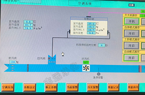 萬級(jí)無菌凈化車間中空氣質(zhì)量檢測(cè)及控制系統(tǒng)-志遠(yuǎn)凈化工程